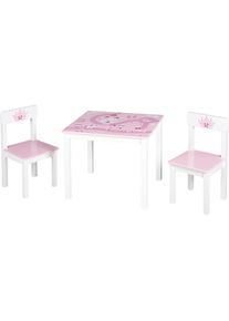 Kindersitzgruppe »Krone« 3 Stk. tlg. , rosa , Roba