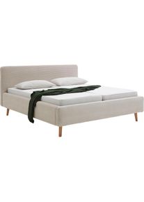 Meise Möbel Polsterbett »Mattis« Topseller, wahlweise mit Bettkasten , beige , meise.möbel