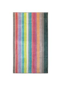 Jelmoli Strandtuch &raquo;Linea, Velours Jacquard&laquo;, multi, Jacquard-Velours, Obermaterial: 100% Baumwolle, 1 Stk.
