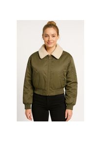 Only, Unisex, Only Bomberjacke &raquo;ONLSURI LIFE WASHED BOMBER CC OTW&laquo; ohne Kapuze, kalamata, XL, Bomberjacke von Only