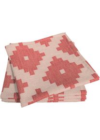 Stoffserviette »Maroccan Shiraz Light« , rot , Adam , Obermaterial: 100% Baumwolle