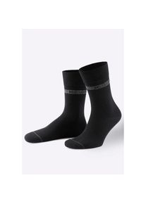 Mustang, Unisex, Mustang Socken 6 Stk. tlg., schwarz, 2/43, Baumwoll-Qualit&auml;t