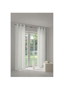 WIRTH, Vorhang &raquo;Sepino&laquo; &Ouml;sen 1 Stk. tlg., creme, Jacquard, Obermaterial: 75% Polyester, 25% Baumwolle