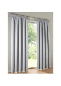 Vorhang Multifunktionsband 1 Stk. tlg. , grau , HEINE HOME , 100% Polyester