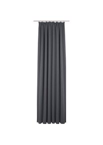 Adam, Vorhang &raquo;Uni Collection light&laquo; Kr&auml;uselband 1 Stk. tlg. aus 100% Bio-Baumwolle, indigo, Baumwolle (Bio-Baumwolle)