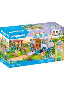 Playmobil, Konstruktions-Spielset &raquo;Mobile Reitschule (71493), Horses of Waterfall&laquo; Made in Europe, bunt, Einheitsgr&ouml;&szlig;e, Konstruktions-Spielset