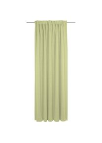 Adam, Vorhang &raquo;Graphic Ventus Light&laquo; Multifunktionsband 1 Stk. tlg. aus 100% Bio-Baumwolle, hellgr&uuml;n, Jacquard, Baumwolle