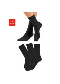 Bench., Unisex, Socken Packung, 3 Paar tlg. Unisexsocken aus flauschigem Material mit w&auml;rmender Wolle, 3x schwarz, 35-38, Kuschelige Wollsocken f&uuml;r 