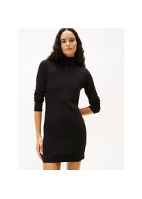 Tommy Jeans, Unisex, Sweatkleid &raquo;TJW ESS TURTLENECK SWEATER DRESS&laquo;, schwarz, S (36), N-Gr, Sweatkleid von Tommy Jeans