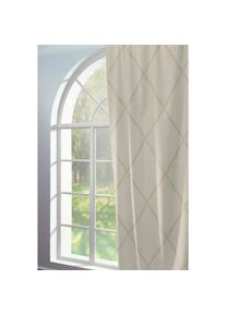 Adam, Vorhang &raquo;Casket Valdelana&laquo; &Ouml;sen 1 Stk. tlg. aus 100% Bio-Baumwolle, naturwei&szlig;, Jacquard, Baumwolle (Bio-Baumwolle)