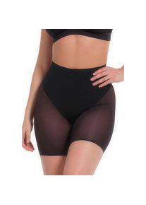 MAGIC BODYFASHION , Shapinghose nahtloses Design , schwarz , Shaping-Shorts mit mittlerer Taille und Mesh-Details