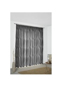 WIRTH, Vorhang &raquo;Lupara&laquo; Multifunktionsband 1 Stk. tlg., grau, Jacquard, Baumwolle, Polyester