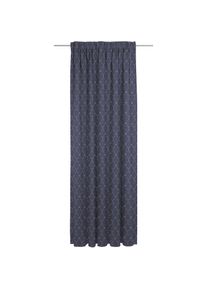 Adam, Vorhang &raquo;Indian Cortezada&laquo; Multifunktionsband 1 Stk. tlg. aus 100% Bio-Baumwolle, dunkelblau, Jacquard, Baumwolle