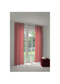 Adam, Vorhang &raquo;Graphic Ventus&laquo; &Ouml;sen 1 Stk. tlg. aus 100% Bio-Baumwolle, dunkelrot, Jacquard, Baumwolle (Bio-Baumwolle)