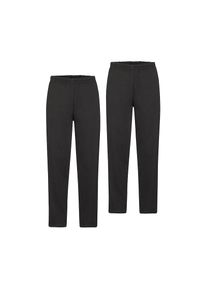 Fruit of the Loom, Herren, Fruit of the Loom Sweathose Jogger mit offenem Beinabschluss, schwarz, XXL, N-Gr, FOL Sweathose Open Leg 2er-Pack f&uuml;r 