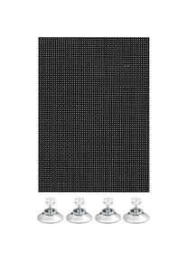 Sonnenschutz »Flexibler Sonnenschutz mit Saugnäpfe« 1 Stk. transparent Saugnäpfe mit Saugnäpfe , schwarz , Gardinia