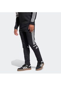 adidas Performance , Kinder , Trainingshose »SQ25 SW PNT Y« , schwarz-weiss , Diese Hose mit flauschiger Innenseite ist teilweise aus einem Mix aus...