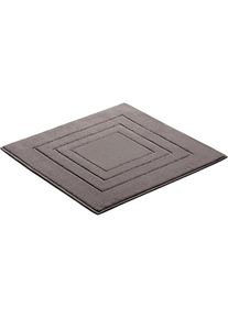 Vossen, Badematte &raquo;Feeling&laquo; H&ouml;he 10 mm beidseitig nutzbar fussbodenheizungsgeeignet Badteppich, Uni-Farben, mit Bord&uuml;re, Hoch-Tief Effekt, reine 