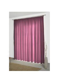 Vorhang »NEUFAHRN« Smokband 1 Stk. tlg. , lila , WIRTH , Obermaterial: 60% Polyester, 40% Polyacryl