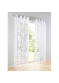HEINE HOME, HEINE HOME Gardine &Ouml;sen 1 Stk. tlg., wei&szlig;, Polyester, Viskose, &Ouml;sen