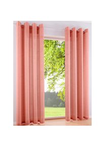 Vorhang &Ouml;sen 1 Stk. tlg. , orange , HEINE HOME , 100% Polyester