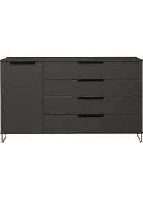 Mäusbacher Highboard »Bonnie TOPSELLER!« OTTOs Choice, Highboard mit Drahtgestell , grau , Mäusbacher