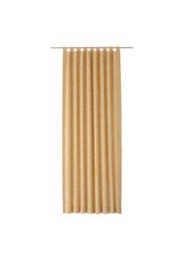 WIRTH, Vorhang &raquo;Troms&ouml;&laquo; Schlaufen 1 Stk. tlg., beige, Chenille, Polyacryl