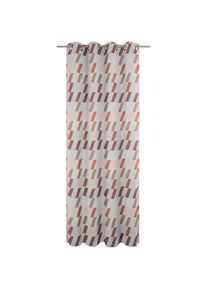 WIRTH, Vorhang &raquo;Bray&laquo; &Ouml;sen 1 Stk. tlg., terrakotta, Jacquard, Baumwolle, Polyester