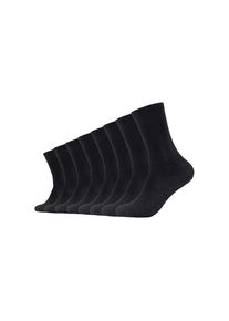 s.Oliver, Unisex, s.Oliver Socken &raquo;essentials&laquo; 8 Stk. tlg. mit weichem Bund, schwarz, 35-38, Socken von s.Oliver