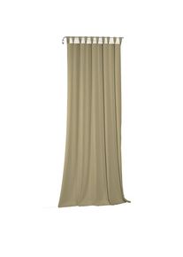 Vorhang »Newbury« Schlaufen 1 Stk. tlg. , braun , Wirth , Obermaterial: 67% Polyester, 33% Baumwolle