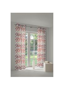 WIRTH, Vorhang &raquo;Berlare&laquo; &Ouml;sen 1 Stk. tlg. nach Mass, terra, Jacquard, Baumwolle, Polyester