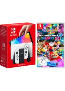 Nintendo Switch , Konsolen-Set »OLED« 64 GB inkl. Mario Kart 8 Deluxe , weiss
