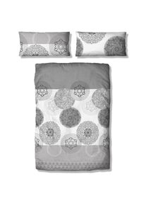 my home, my home Bettw&auml;sche &raquo;Tesso in Gr. 135x200, 155x220 oder 200x200 cm&laquo; 2 tlg. Bettw&auml;sche mit Ornamenten und in verschiedenen Qualit&auml;ten, grau, 