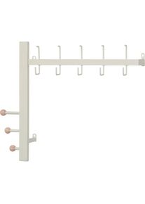 Garderobenleiste aus Metall, Breite 64 cm , weiss , Inosign