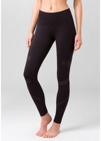 active by Lascana Witt Damen Leggings, schwarz, Gr&ouml;&szlig;e 32/34, 95% Baumwolle, 5% Elasthan