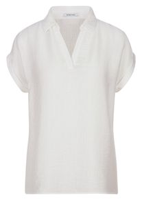 Peter Hahn - Bluse mit V-Ausschnitt, weiss, Gr. 50, Viskose