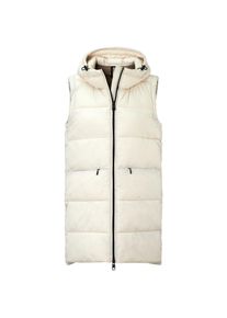ECOALF Damen-Steppweste lang Creme M