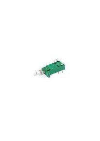 C&K Pushbutton Switch DPST Alternate Solder Terminal THT 90&deg;, Lot de 10 pi&egrave;ces - 1XNE182A2UEE