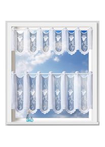 Weckbrodt-Gardinen Scheibengardine nach Mass »Chiara« Stangendurchzug 1 Stk. tlg. Bistro, Gardine, Store, nach Mass , Weckbrodt , Obermaterial: 100% Polyester