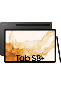 Samsung , Tablet »Galaxy Tab S8+« (31,5 cm / 12,4 ′′) Android 256 GB WQXGA+ ) , grau , Ladeadapter nicht im Lieferumfang, bitte gleich mitbestellen