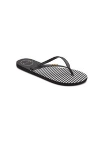 Roxy , Sandale »Viva Stamp Ii« , schwarz-weiss , Stoff: PVC-freie Materialien