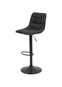 Hela, Hela Barhocker &raquo;Yvonne H&laquo; Set, 2 Stk. tlg., vintage anthrazit, B/H/T: 43 cm x 91 cm x 44 cm