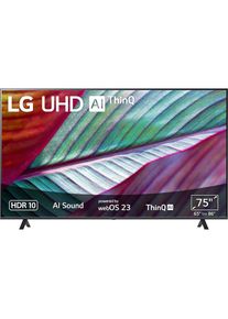 LG , LCD-LED Fernseher »75UR78006LK« 189 cm/75 Smart-TV UHD,α5 Gen6 4K AI-Prozessor,HDR10,AI Sound,AI Brightness Control , schwarz , Intelligenter...
