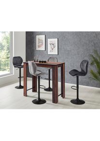 Hela , Barhocker »Sonja« Set, 2 Stk. tlg. 2 Stück , grau , Gestell aus Metall