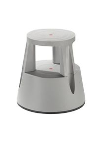 Rollhocker aus bruchsicherem Kunststoff, Tragf&auml;higkeit 150 kg, H&ouml;he belastet 410 mm, grau, ab 10 Stk Twinco