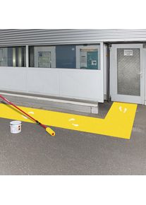 Au&szlig;enmarkierfarbe, Inhalt 5 l, verkehrsgelb RAL 1023 Moravia