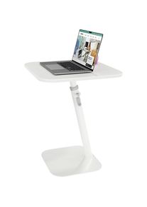 Table pour ordinateur portable Bento , plage de r&eacute;glage en hauteur 555 - 750 mm, blanc Dataflex