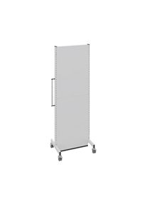 Cloison acoustique mobile, pour l'industrie et le bureau, L x l x h 625 x 740 x 2021 mm