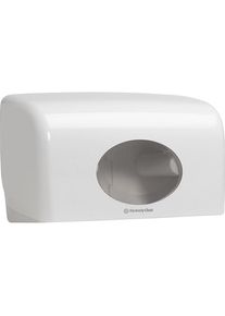 Dispenser per carta igienica Aquarius 6992, per rotoli doppi, bianco Kimberly-Clark