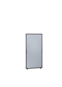 Cloison de séparation, plastique, cadre gris ardoise, gris argent, h x l 1300 x 650 mm